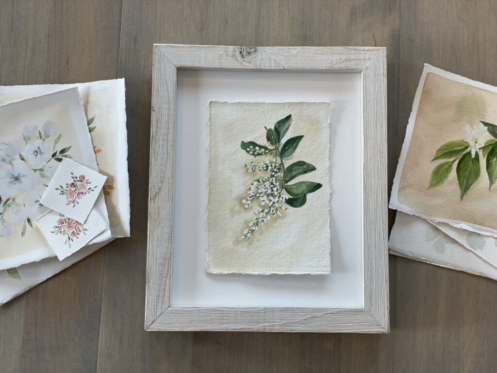 Privet painting - KaylaBullen.com watercolor artist