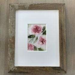 Red Floral I - 5x7 -unframed