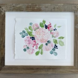 Bubblegum Pink Peonies - 8x10 -unframed