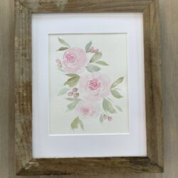 Pink Roses - 8x10 -unframed
