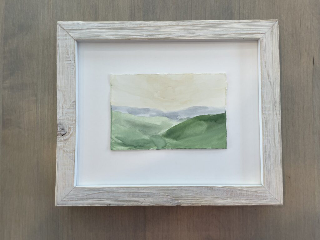 mountain landscape KaylaBullen.com watercolor artist