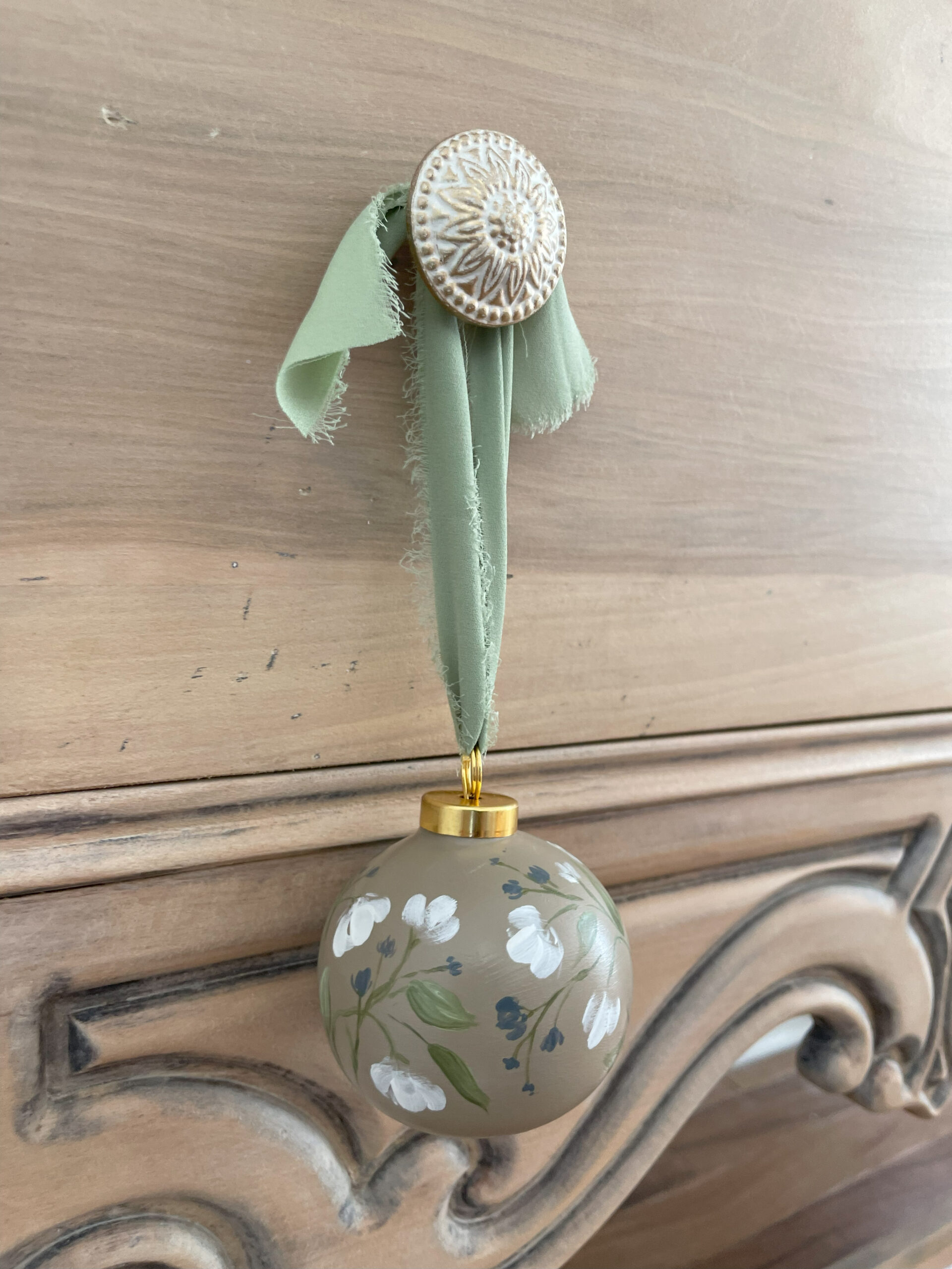 Christmas Ornament III - Mercy Pattern in Toffee - Image 3