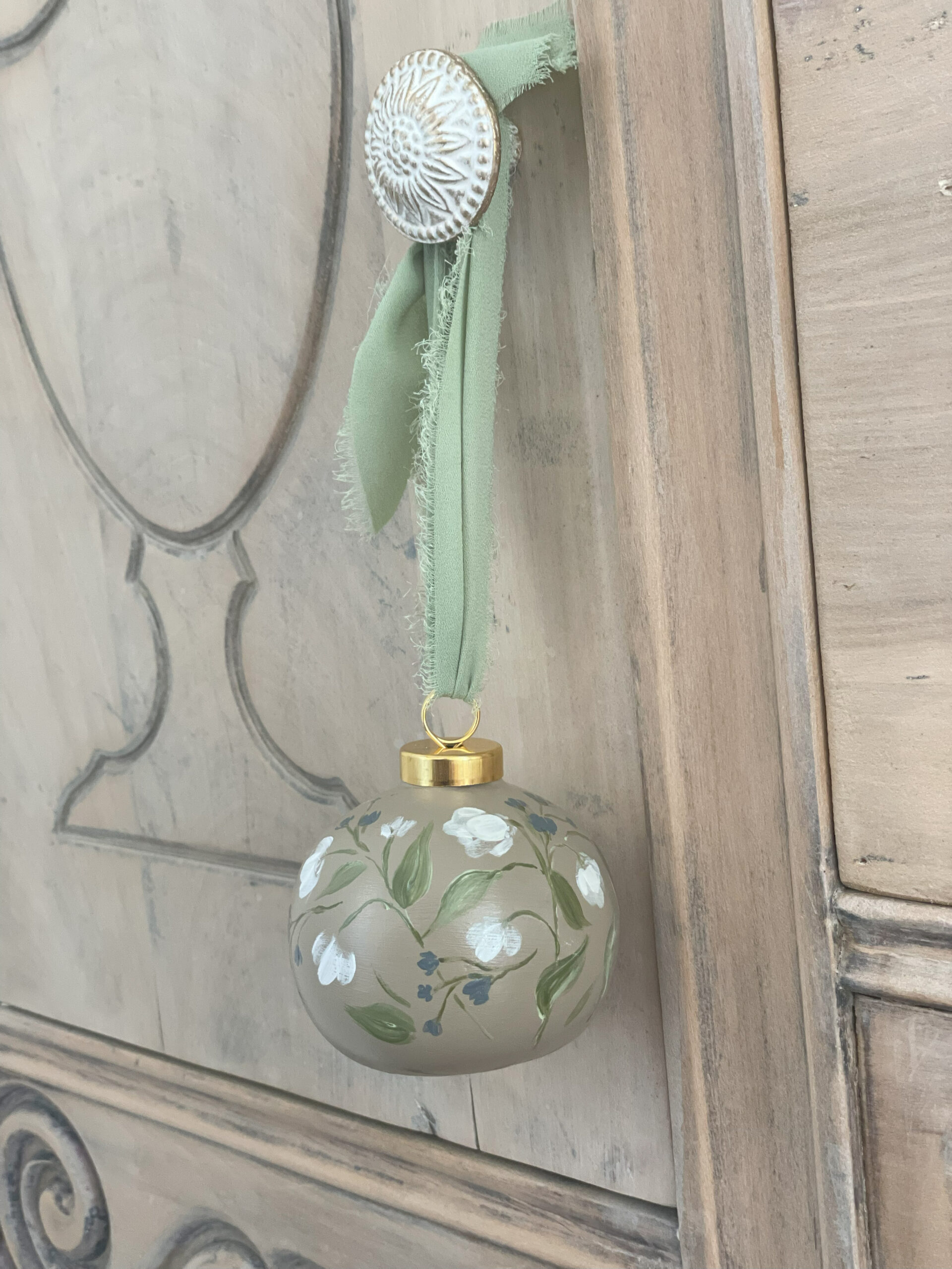 Christmas Ornament III - Mercy Pattern in Toffee - Image 2