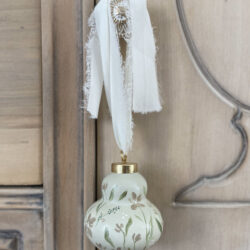 Christmas Ornament IV - Peace Pattern in Parchment