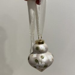 Christmas Ornament V - White Pearl